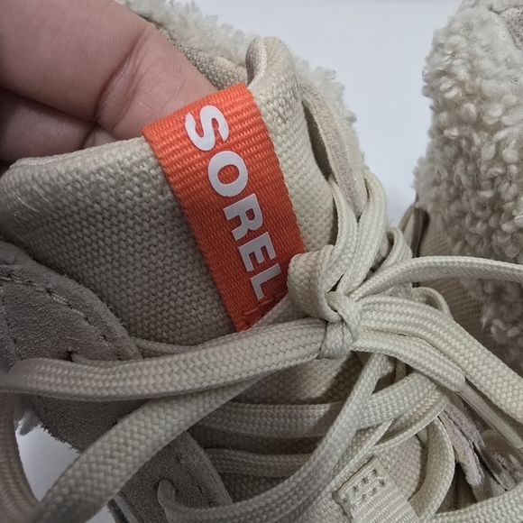 Sorel Out N About 503 Cozy Boots in cream - Picture 9 of 12